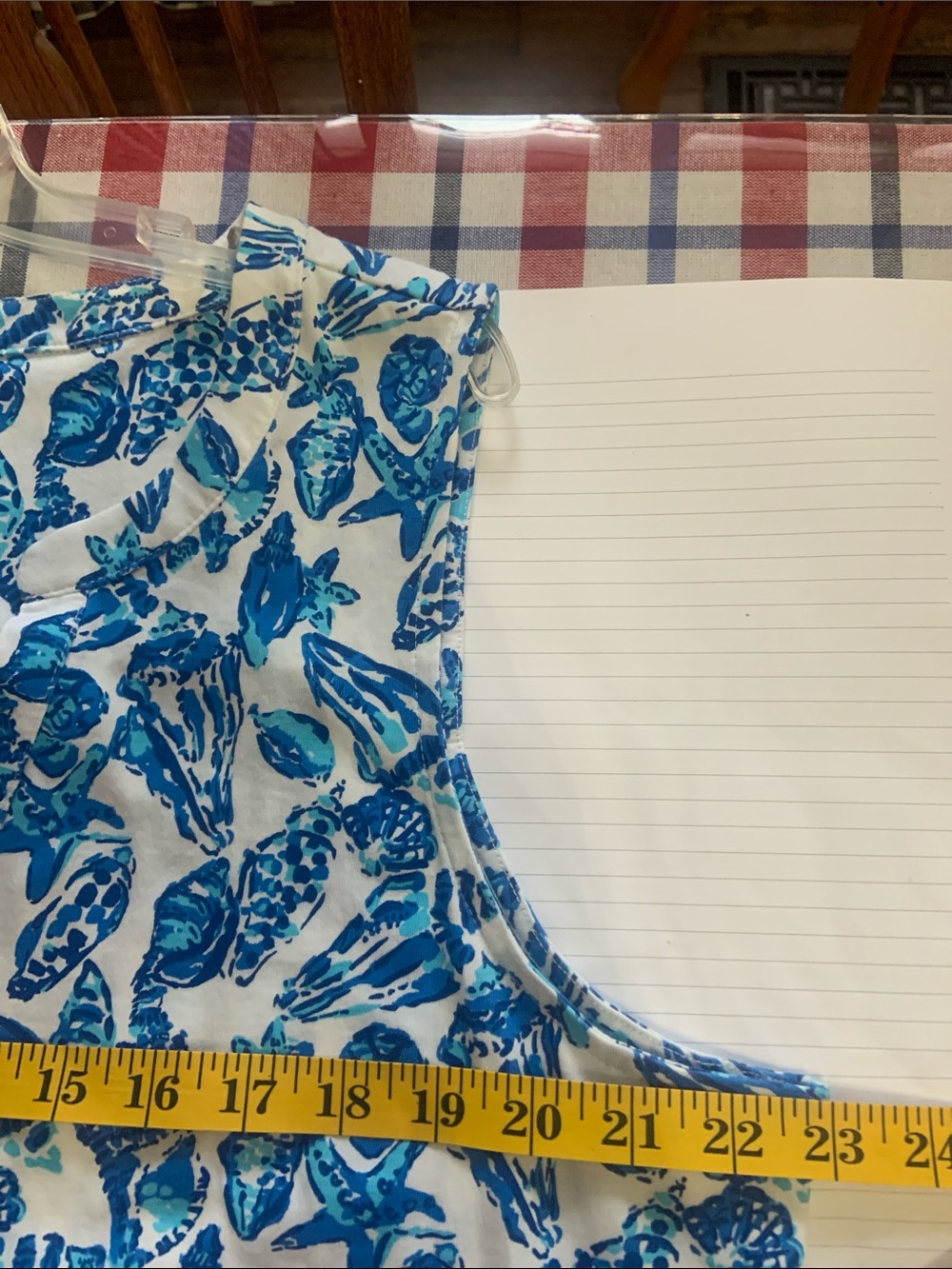 Lilly Pulitzer White and Blue Floral V-Neck Shift Dress, NWOT - Picture 5 of 5